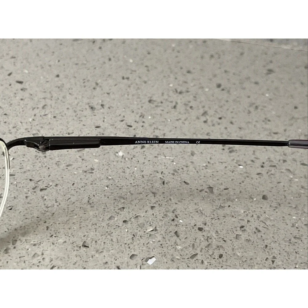 Anne Klein 9038 K1537-s Womens Eyeglasses 50-18-135 Frames Only Half Rim Oval